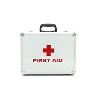 Home hospital emergency aluminum car first aid kit box